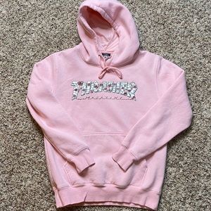 Pink Rose Thrasher Hoodie